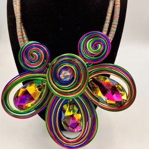 Ethnic Bohemian Style Necklace & Earring Set